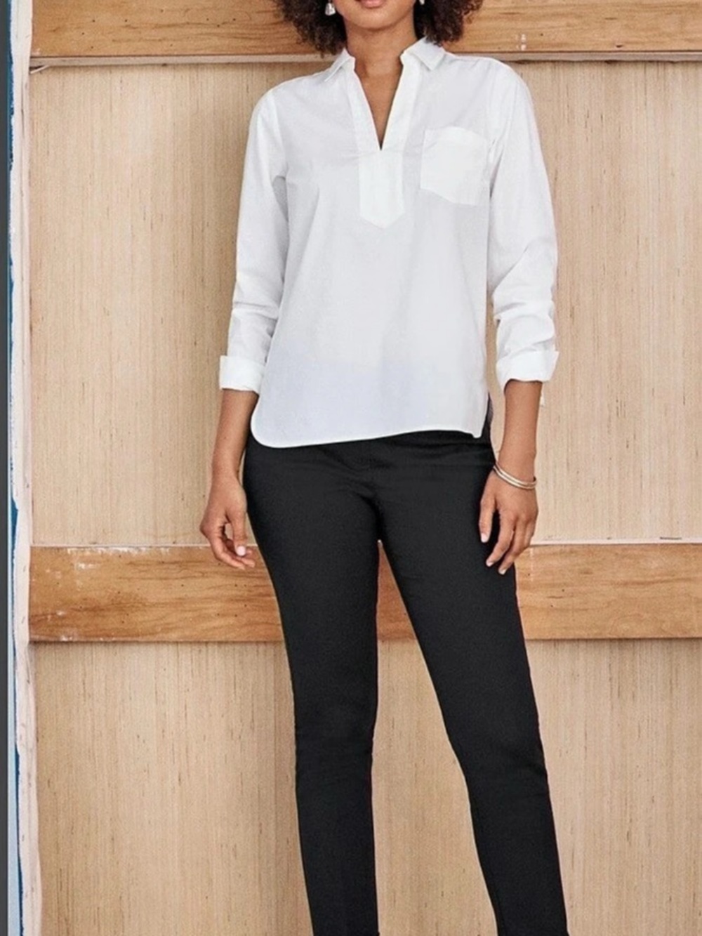 J.Jill Premium Bi-Stretch Pants Black Petite Skinny Pants size 6 great condition